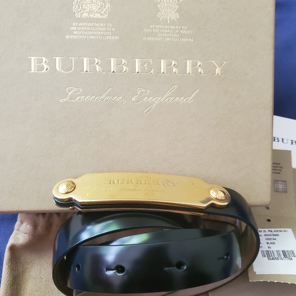 Authentic burberry belt